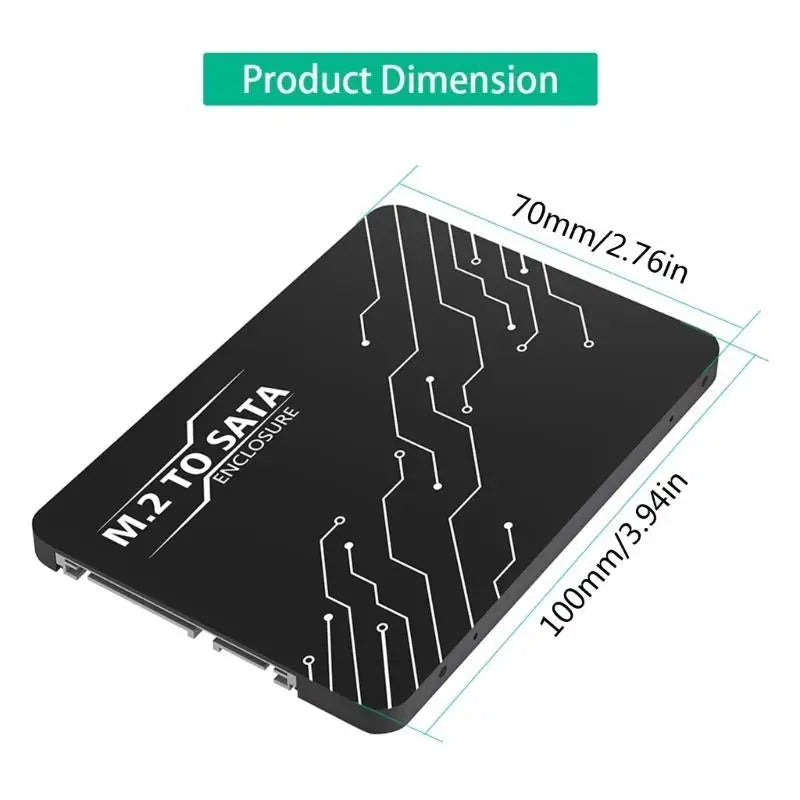 652F NGFFs SATAs Adapters SATA3 0 Converters Enclosure Zpaxo