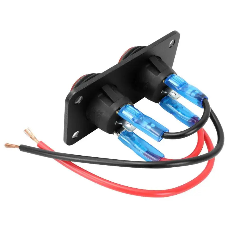 12V Waterproof 1-6 Gang Rocker Switch Panel – LED Boat & Truck
