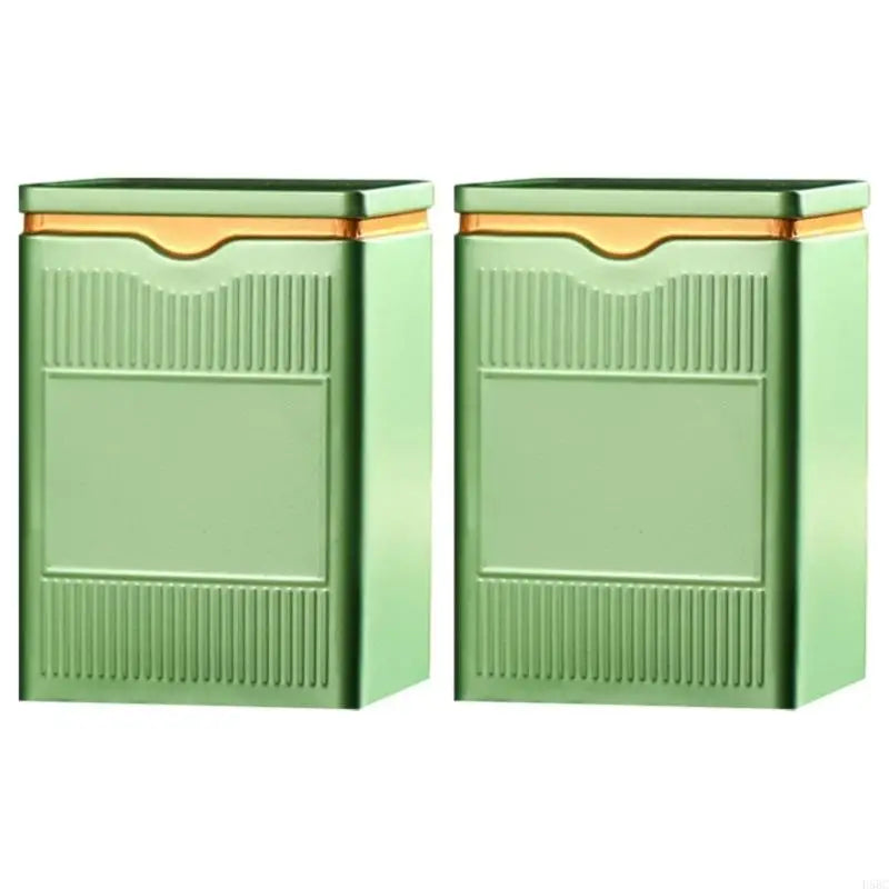 Tea Canister Sealed Storage Tin for Loose Tea Decorative Metal Container Zpaxo