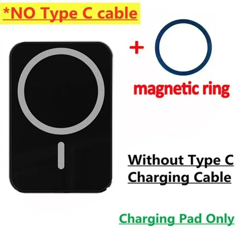 15W Magnetic Wireless Car Charger Mount – iPhone & Xiaomi Wireless Car Charger Zpaxo BLACK
