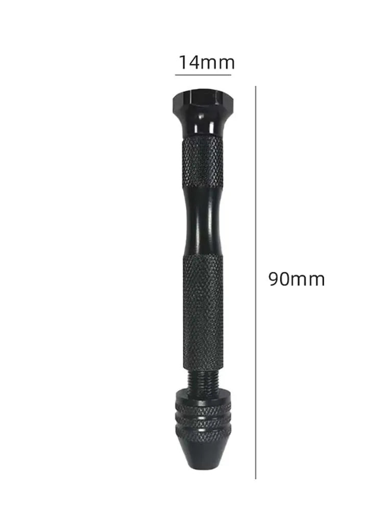1/11Pcs Mini Hand Drill With 0.3-3.2mm Drill Bits Set Rotary Tools For Models Hobby DIY Wood Craft Handmade Tools Zpaxo 1PC