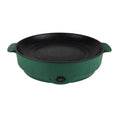 Electric MultiCooker 220V Non-Stick Frying Pan Household Barbecue Fried Steak Fish Omelette Cooking Machine Zpaxo 26cm green EU