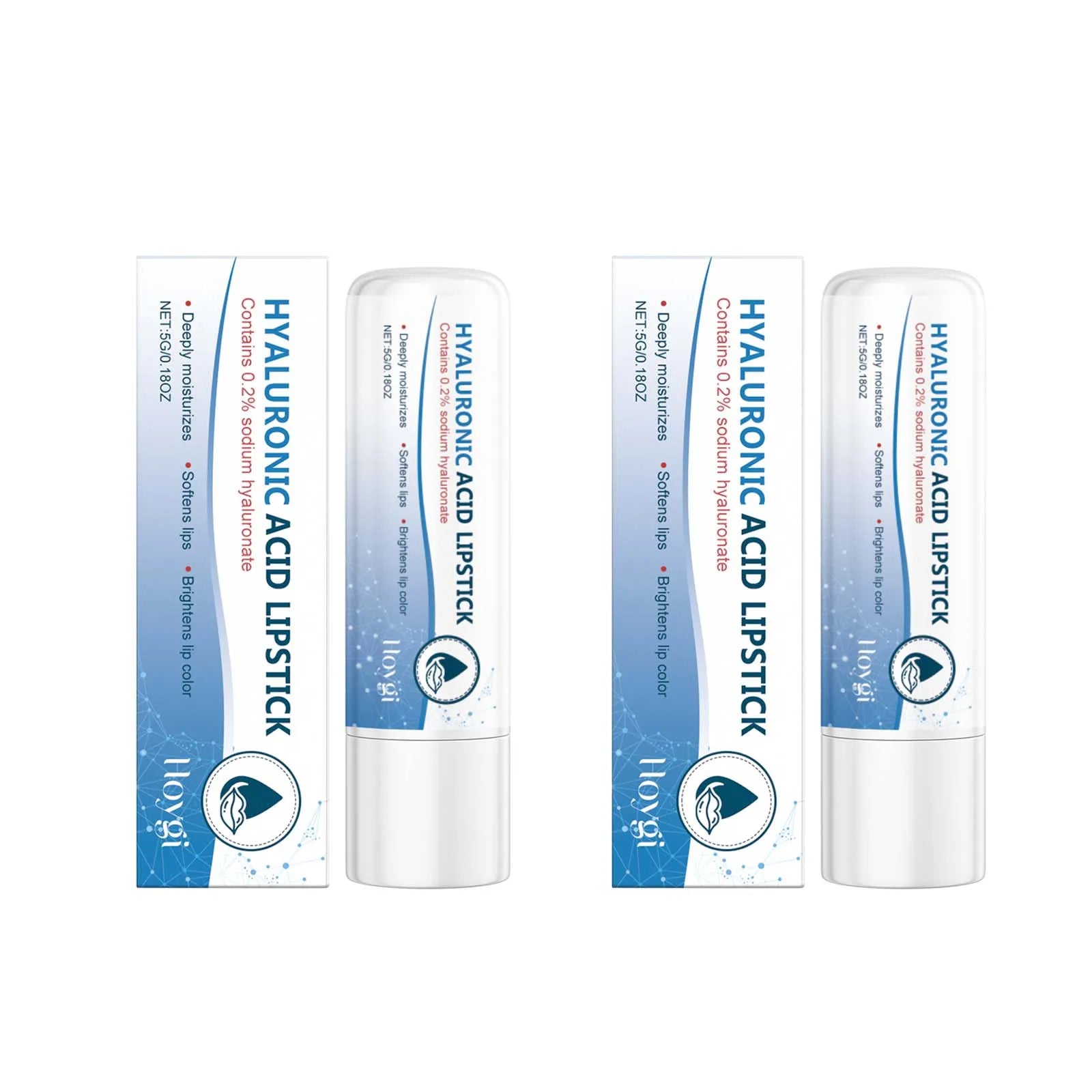 Hoygi Hyaluronic Acid Lip Balm – Moisturizing & Nourishing Lip Balm Zpaxo 2Pcs