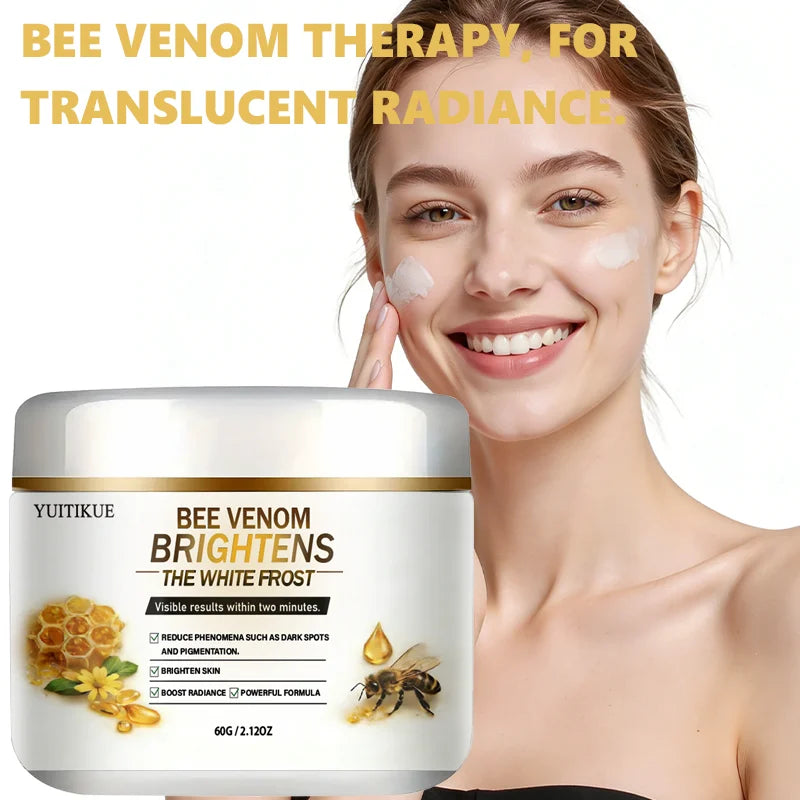 YUITIKUE Bee Venom Brightening Cream – Dark Spots & Even Skin Tone Brightening Face Cream Zpaxo