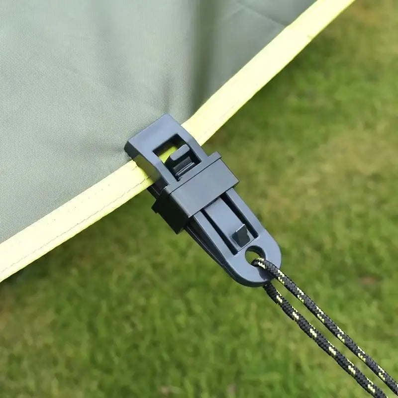 Windproof Tent Clips & Guy Rope Buckles – 10/20/30 Pack