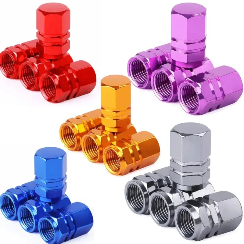 Aluminum Tire Valve Stem Caps – Cars, Motorcycles & Bikes