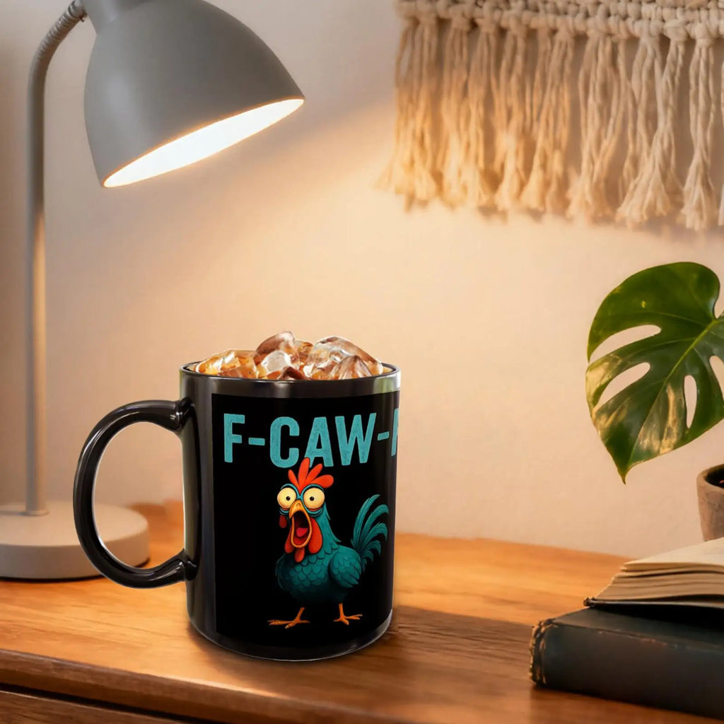 Chicken Mug Funny Rooster Coffee Cup Ceramic Novelty Christmas Tea