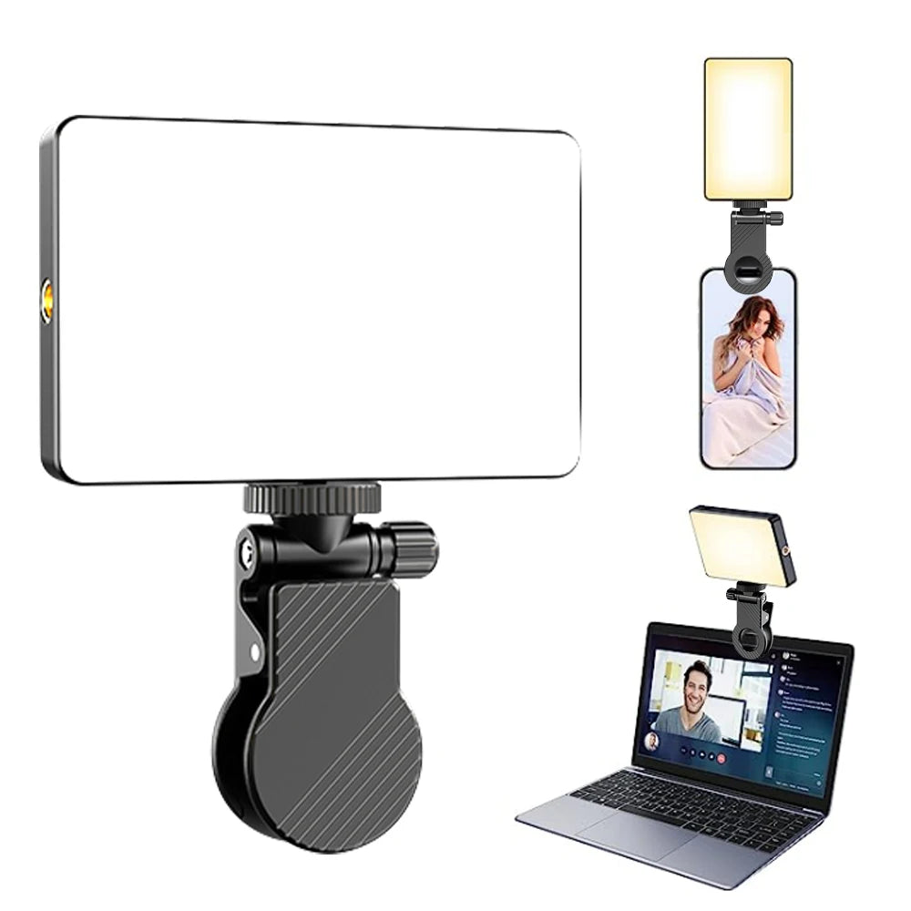 Portable LED Photography Selfie Light 3 Modes Adjustable Dimmable