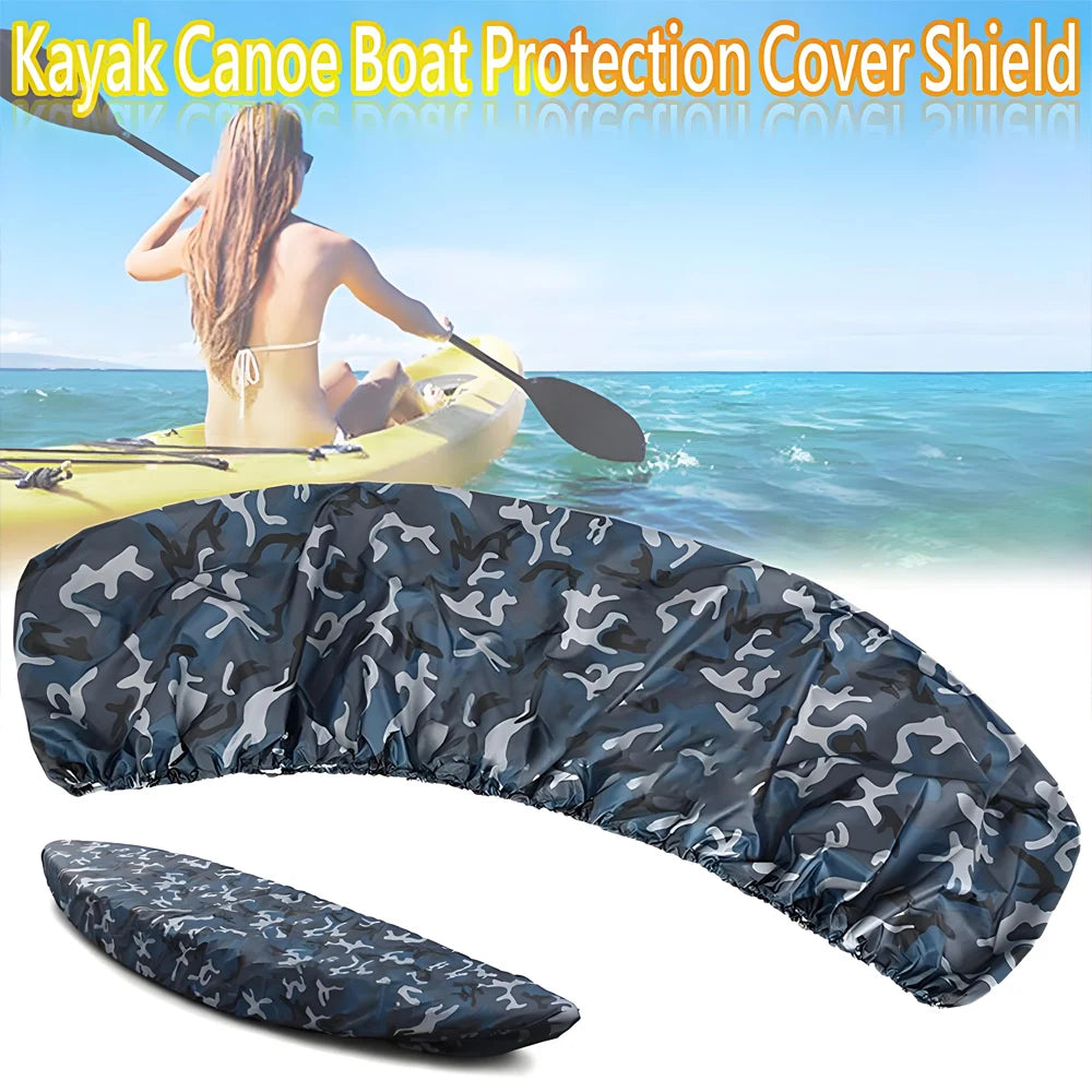 1/2PCS Professional Kayak Cover FOR 3.1-6 m Canoe Boat Durable Waterproof UV Resistant Dust Storage Cover Shield Kayak Accessori Zpaxo