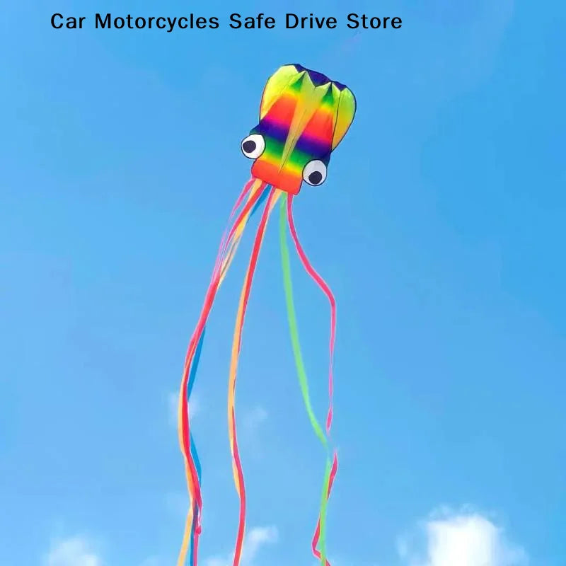 3D Octopus Kites Flying Toys Children Line Professional Winds Factory
