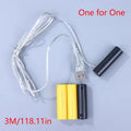 1Set Power Supply Adapter AA Battery Eliminators Eliminate The Need For Frequent Battery Replacement For Christmas Trees Zpaxo A1