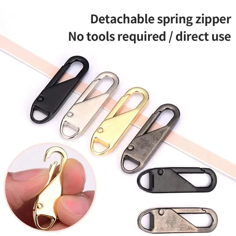 Metal Alloy Replacement Zipper Sliders – 5–20pcs DIY Repair