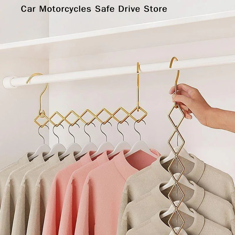 Magic Space Saving Clothes Hangers Foldable Closet Organizer Wardrobe