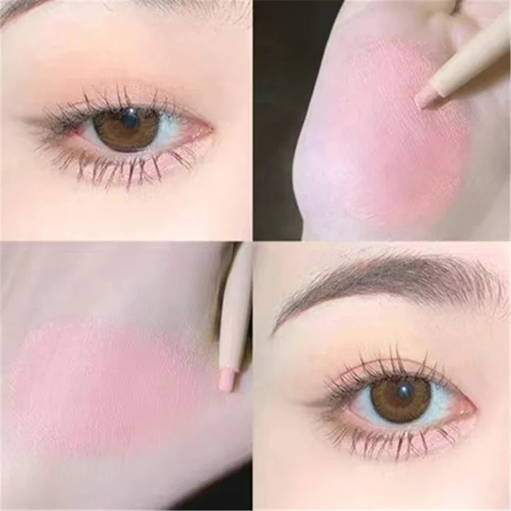 Sweet Mint Lying Silkworm Pencil Galaxy Glitter Eyeshadow Pen Long-lasting Waterproof Shiny Eyeliner Outline Pen Stick Makeup Zpaxo 04 Naked Pink