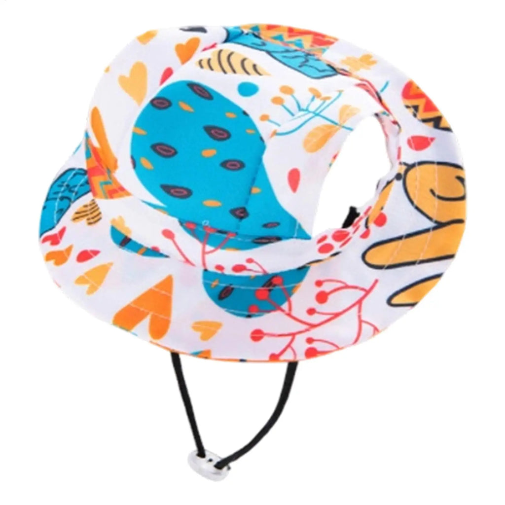 1PC Pet Sun Hat Adjustable Pet Sun Hat Cat Dog Breathable Dog Sunshade Hats Outdoor Travel Pet Fisherman Hat Sun Protection Zpaxo
