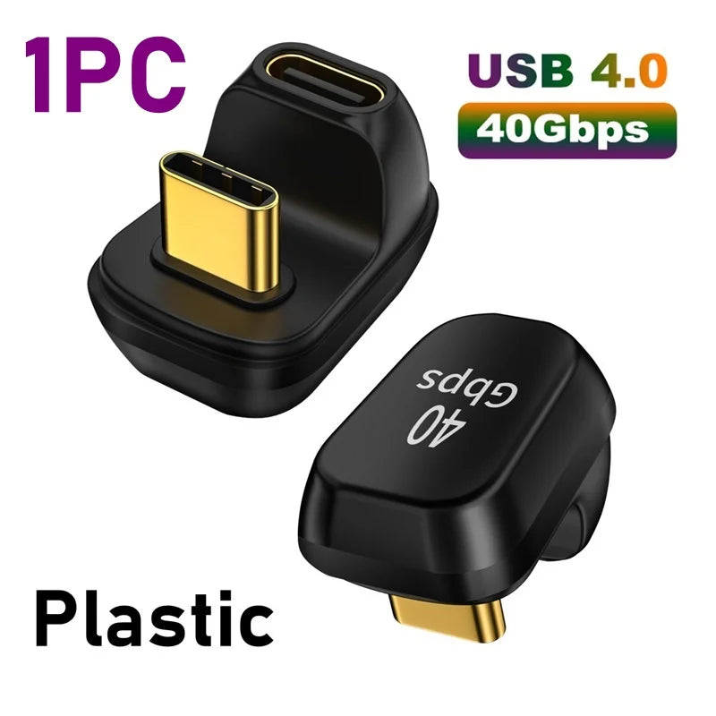 USB 4.0 Thunderbolt3 100W Type C To C 40Gbps Charger Connector 8K@60Hz High Speed Adapter Male To Female For Macbook Laptops PC Zpaxo G