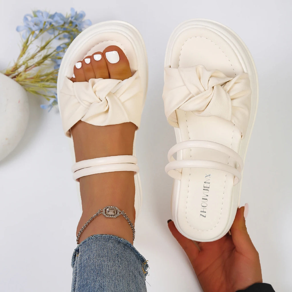Women Flats Sandals Comfortable Outdoor Slip-on Breathable Summer Zpaxo