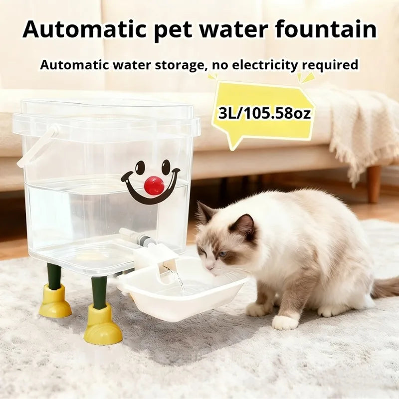 Automatic Pet Water Dispenser No Battery Plug Needed Easy
