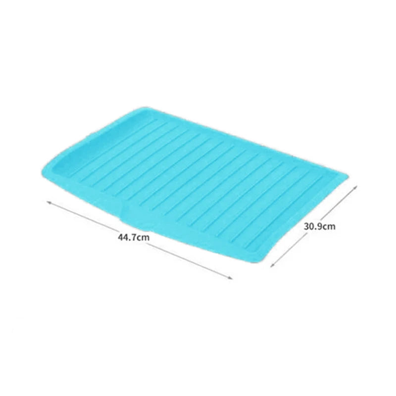 Large Kitchen Dish Drying Rack & Drain Tray – BPA-Free, 4 Colors Dish Drying Rack Zpaxo BU