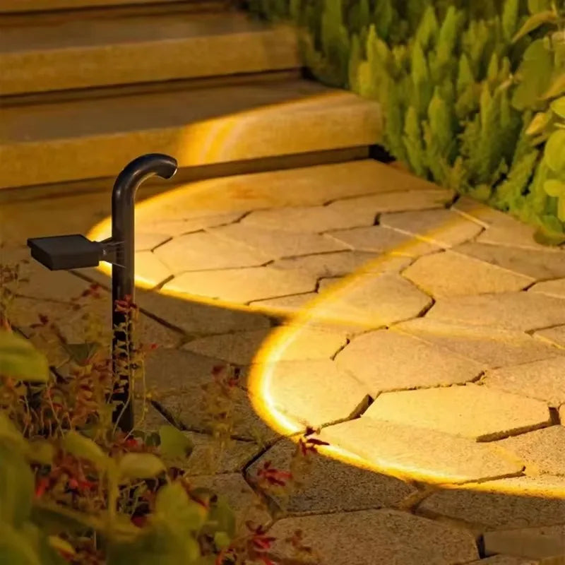 Solar Outdoor Garden Warm White Lights IP65 Waterproof Simple Ground Zpaxo