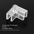 Transparent Silicone Fish Tank Corner Protectors Adhesive-free