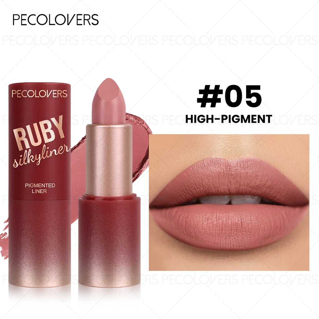 Soft Nude Pink Matte Lipstick Versatile Daily Wear Dates Smooth