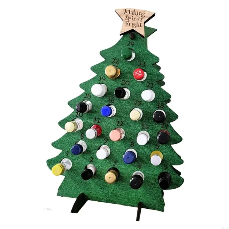 Christmas Count Down Calendar Natural Design Accommodates 24