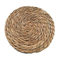 Handwoven Rattan Round Placemats – Heat-Resistant Table Mats Woven Placemat Zpaxo 1PC Diameter 30cm