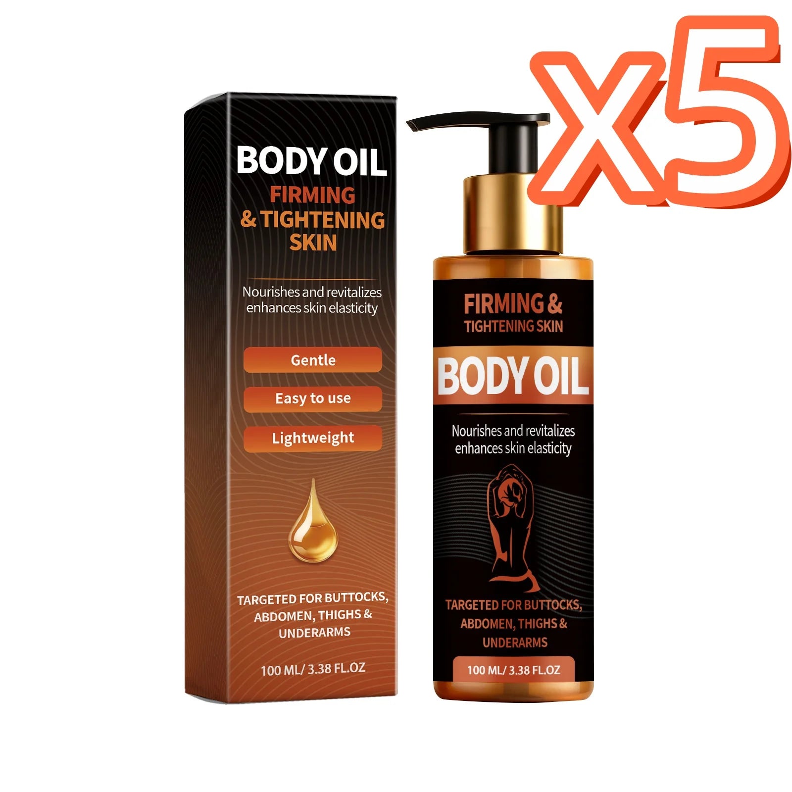 Jojoba Seed Body Firming Oil – Lift, Tighten & Moisturize Body Firming Oil Zpaxo 100ml Boxed x5