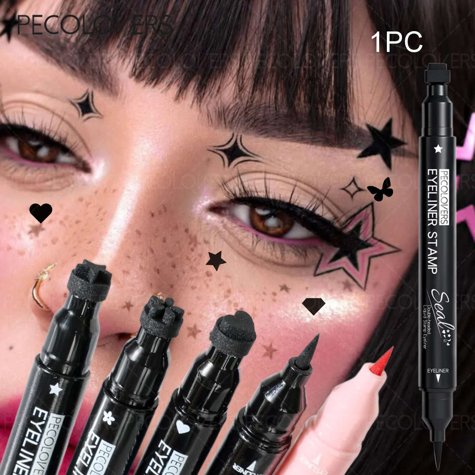 Waterproof & Quick-dry Liquid Eyeliner Pencil,Smudge-proof Eyeliner,Eye Makeup For Parties, Maligras, Music Festivals Zpaxo