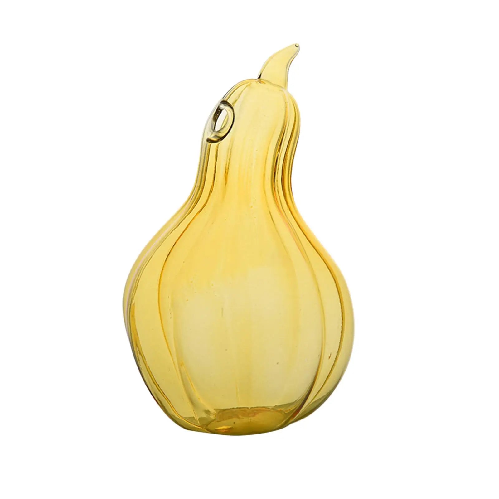Glass Flower Vase Decorative Figurine | Modern Home Decor Planter Decorative Glass Vase Zpaxo Gourd