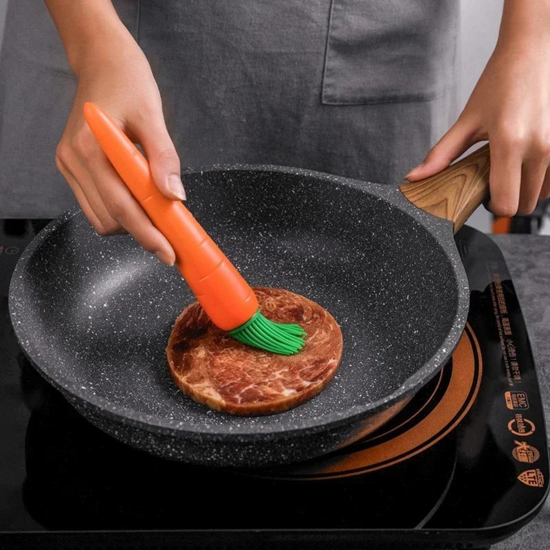 Carrot Silicone Basting Brush – BBQ & Pastry Oil Brush Silicone Basting Brush Zpaxo