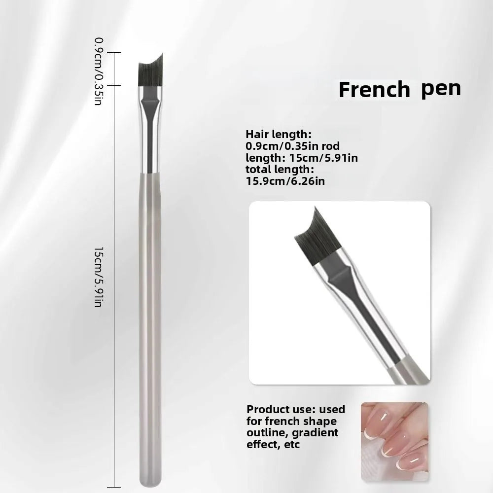 Durable French Plaid Nail Art Pen Professional Detail Liner Brushes Zpaxo French pen