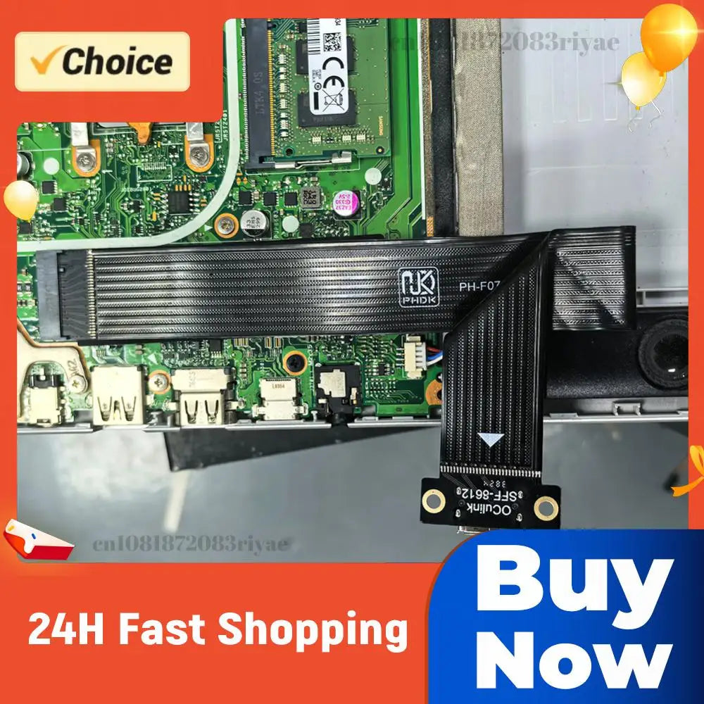 M 2 Oculink Female Socket Cable Laptop External Graphics Card