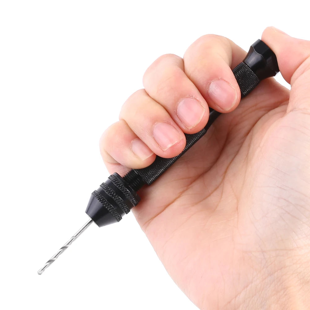 Hand Twist Drill Wide Grasp Range Chuck 10 Speed Steel Bits Wood