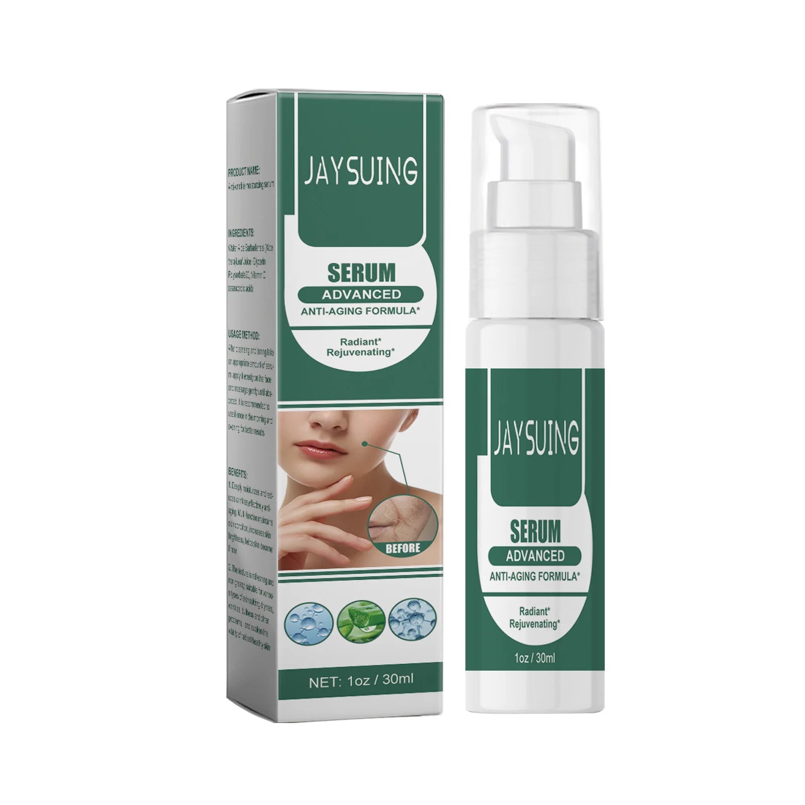 Jaysuing Face Essence – Moisturizing, Firming & Pore Minimizer Face Serum Essence Zpaxo 30ml