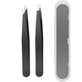 Stainless Steel Eyebrow Tweezer & Scissors Set | Brow Grooming
