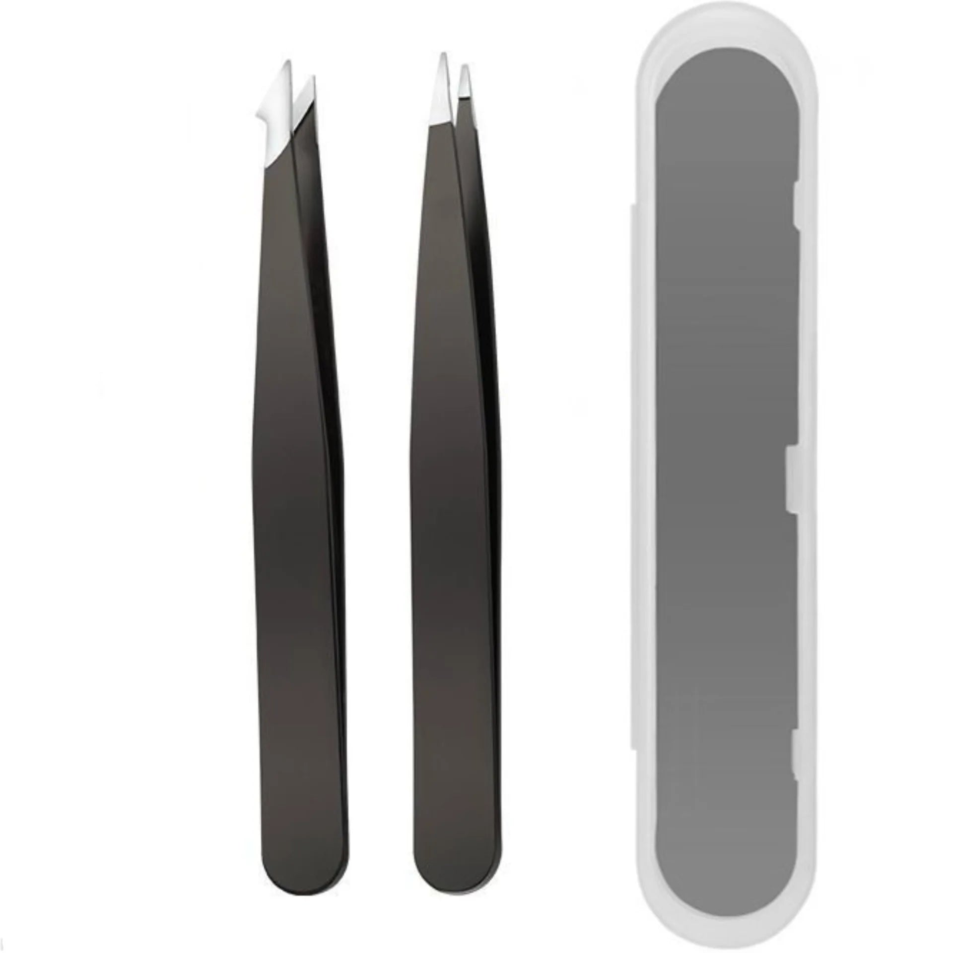 Stainless Steel Eyebrow Tweezer & Scissors Set | Brow Grooming