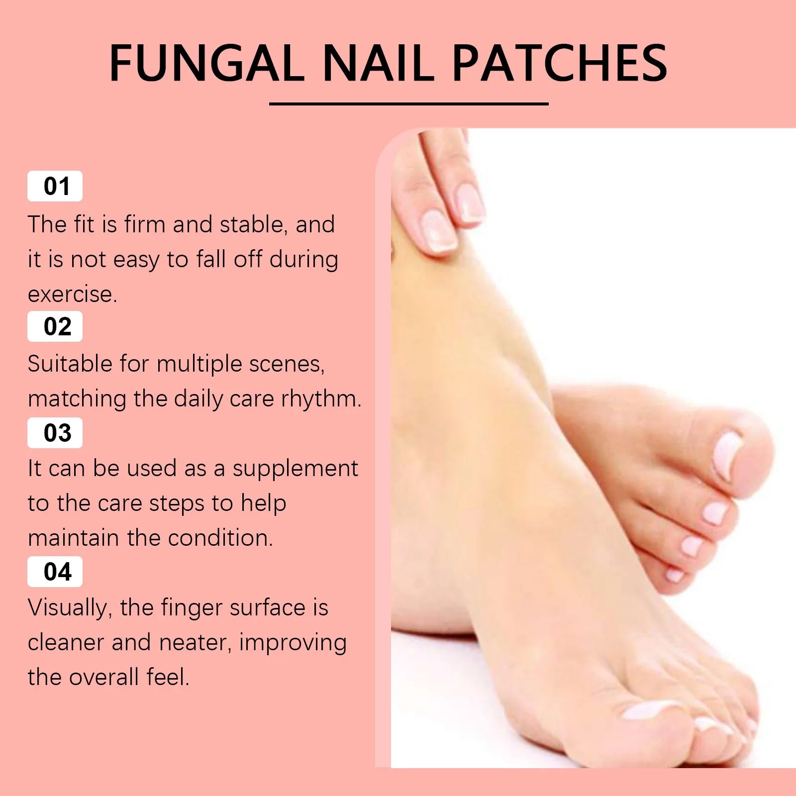21pc Fungal Nail Repair Patches – Ingrown & Damaged Nail Care Nail Care Patch Zpaxo