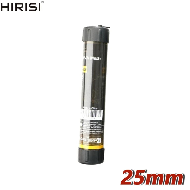 Hirisi 1Pcs Carp Fishing PVA Mesh In Tube for Fishing Bait 25/37/44mm Size Quick Dissolving Carp Fishing Feeder Accessories Zpaxo PA204-25mm