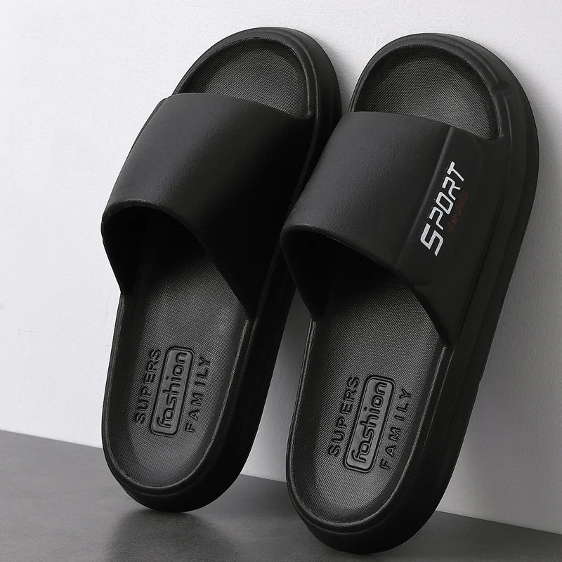 Big Summer Slippers Men Women EVA Soft Bottom Indoor Home Slides