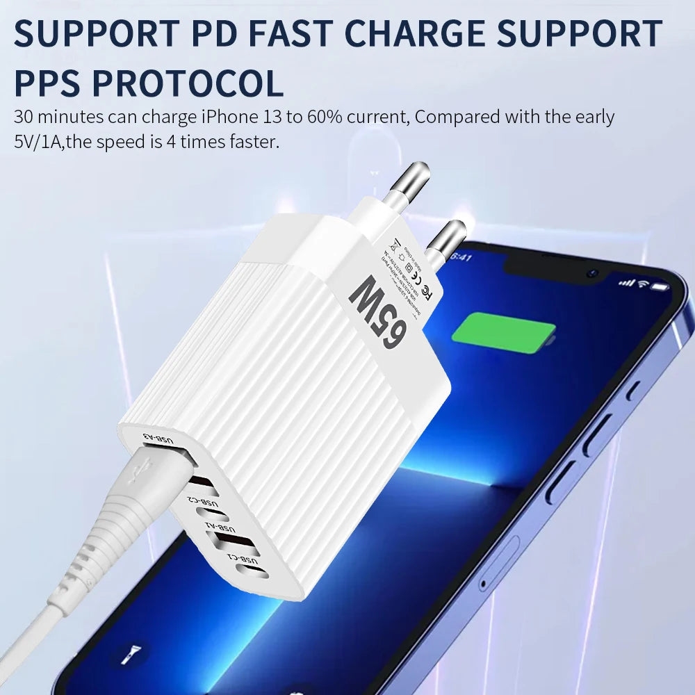 20W PD USB-C Fast Charger – iPhone 16 17 Samsung Xiaomi USB-C Fast Charger Zpaxo