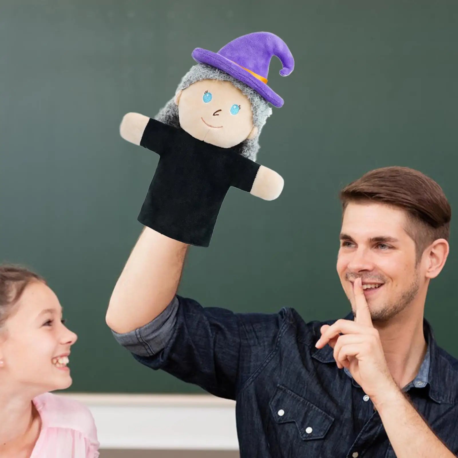 Kids Hand Puppets Fairy Tale Storytelling Puppet Interactive Toy For Preschool Education Cultural Education Storytelling Family Zpaxo