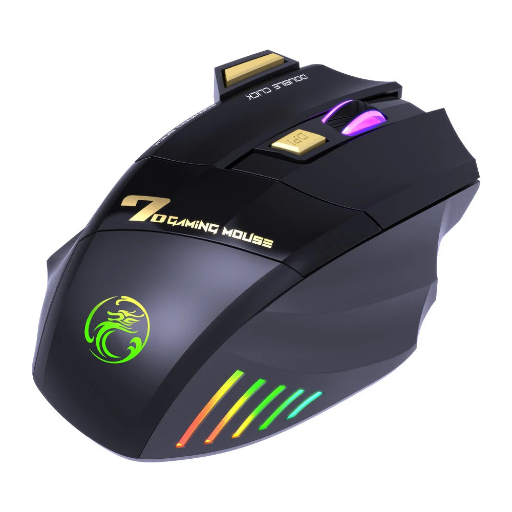 Bluetooth Dual-mode Gaming Mouse 3200DPI Precision One-click Rapid Zpaxo