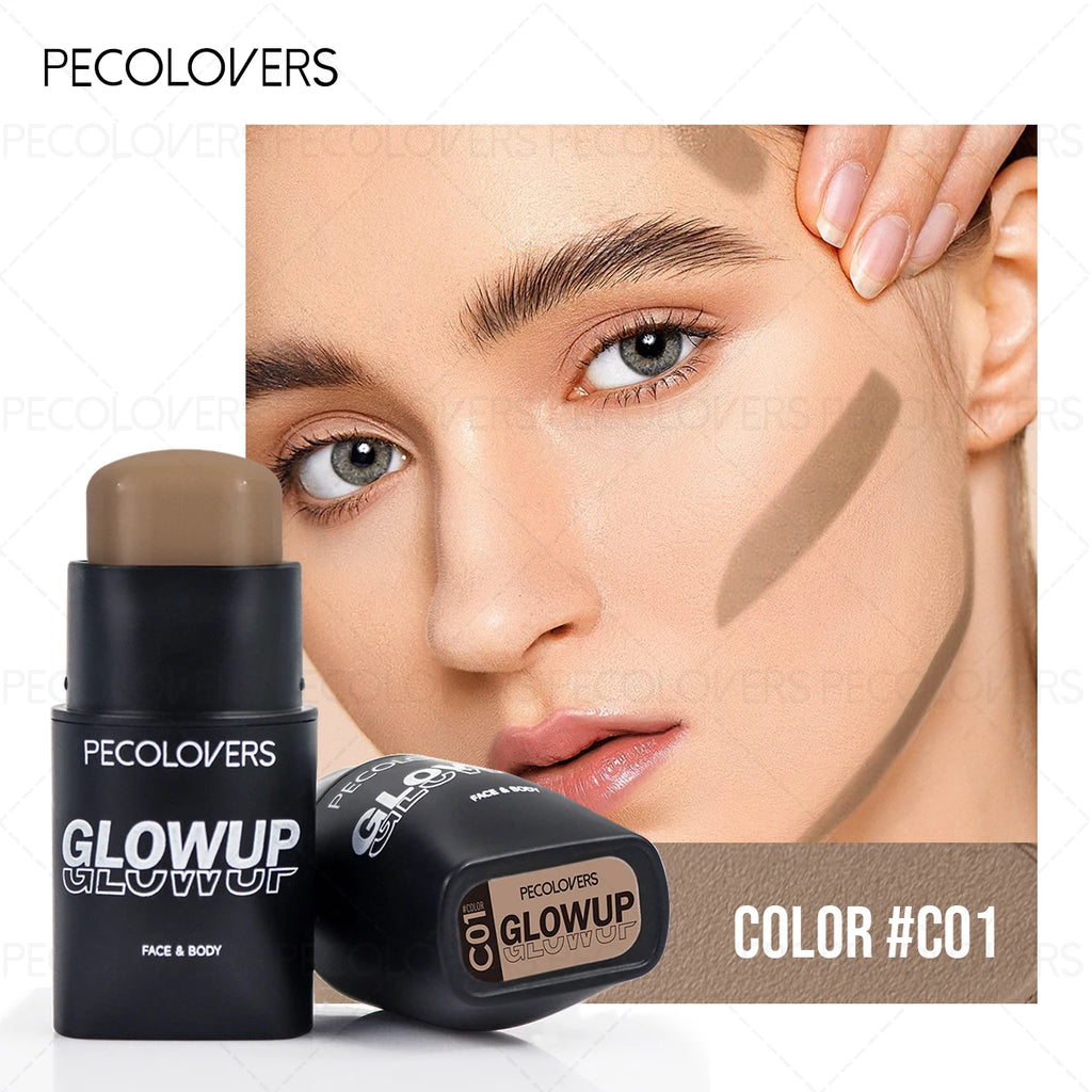 Moisturizing Makeup Stick Contouring Waterproof Soft Texture Shaped