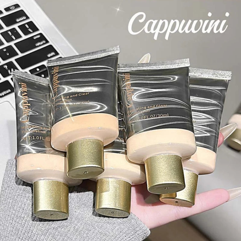 CAPPUVINI Moisturizing and Clearing Foundation Liquid-Moisturizing,Fine and Smooth, Nourishes Skin,Provides Natural Concealment Zpaxo