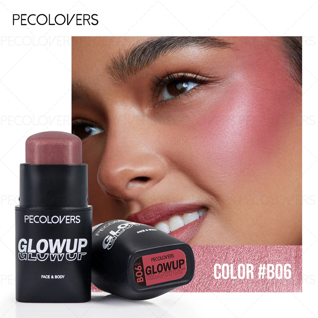 Matte Brightening Natural Nude Makeup Pigment Multi-functional Blush Zpaxo B06