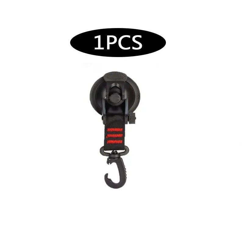 Suction Cup Anchor Securing Hook Tie Down Camping Tarp As Car Side