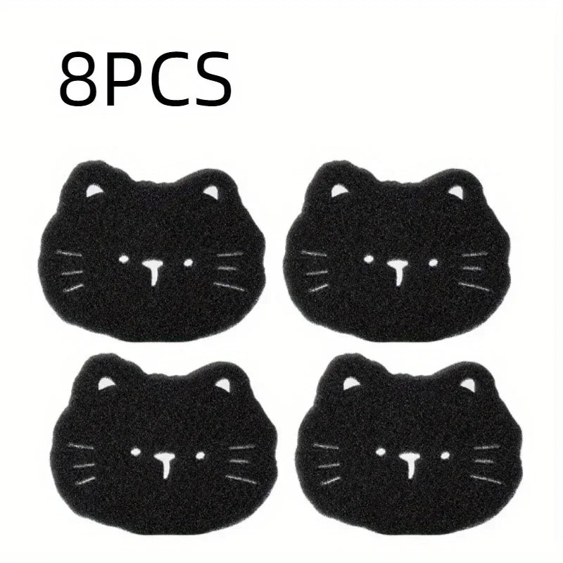 4/8PCS Pet Hair Remover Bear Shape Laundry Ball Washing Machine Lint Catcher Reusable Clothes Sofa Cat Dog Hair Cleaning Sponge Zpaxo Cat 8pcs