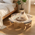 Cat Hammock Bed Wooden Stand Mesh Breathable Summer Indoor Large Beds